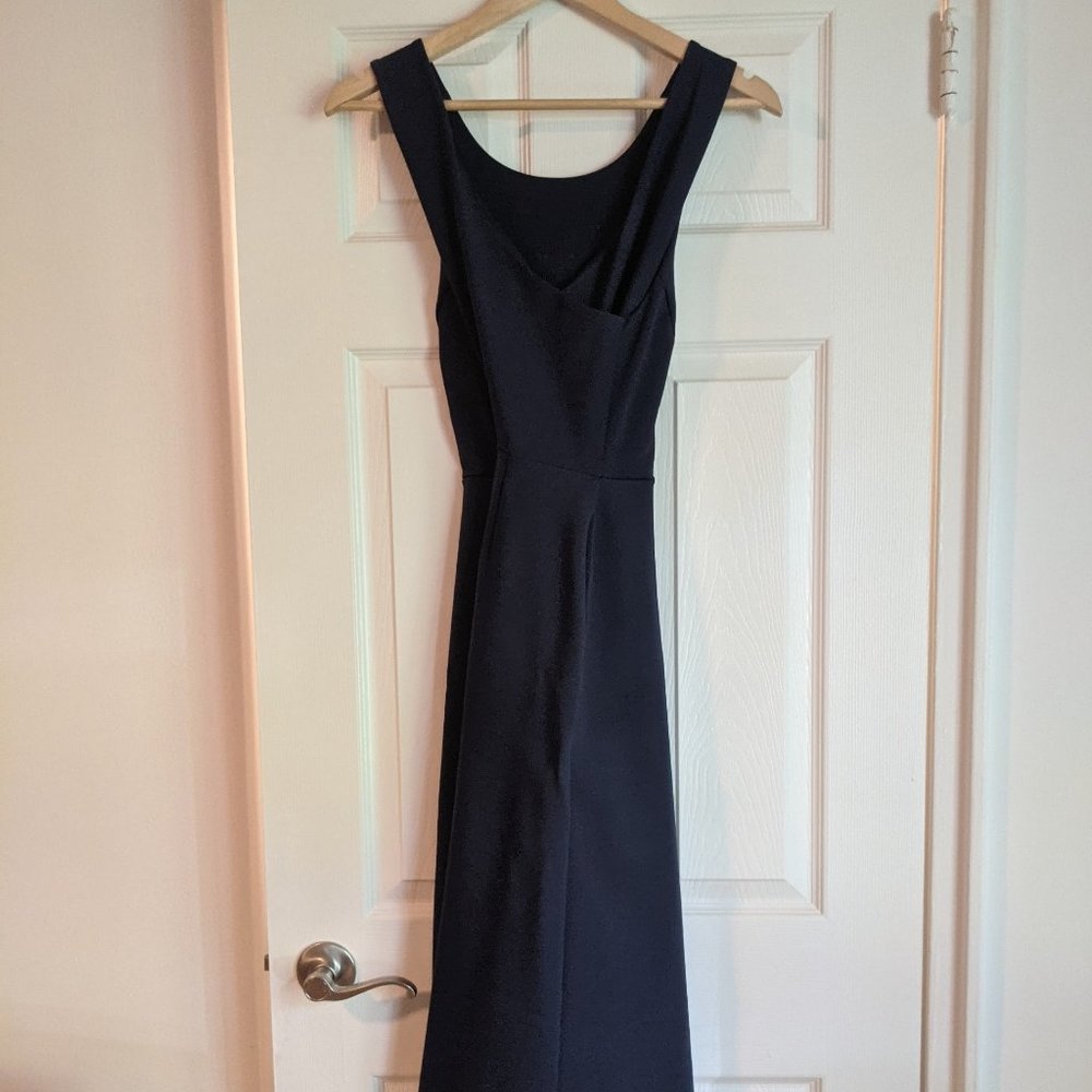 Navy Banana Republic Cocktail Dress with Pockets